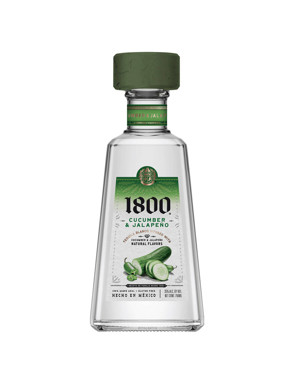 1800 Cucumber and Jalapeno Blanco Tequila