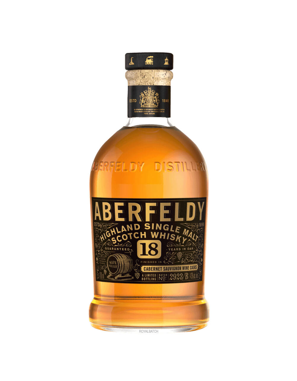 Aberfeldy Cabernet Sauvignon Wine Casks 18 Year Old Scotch Whisky