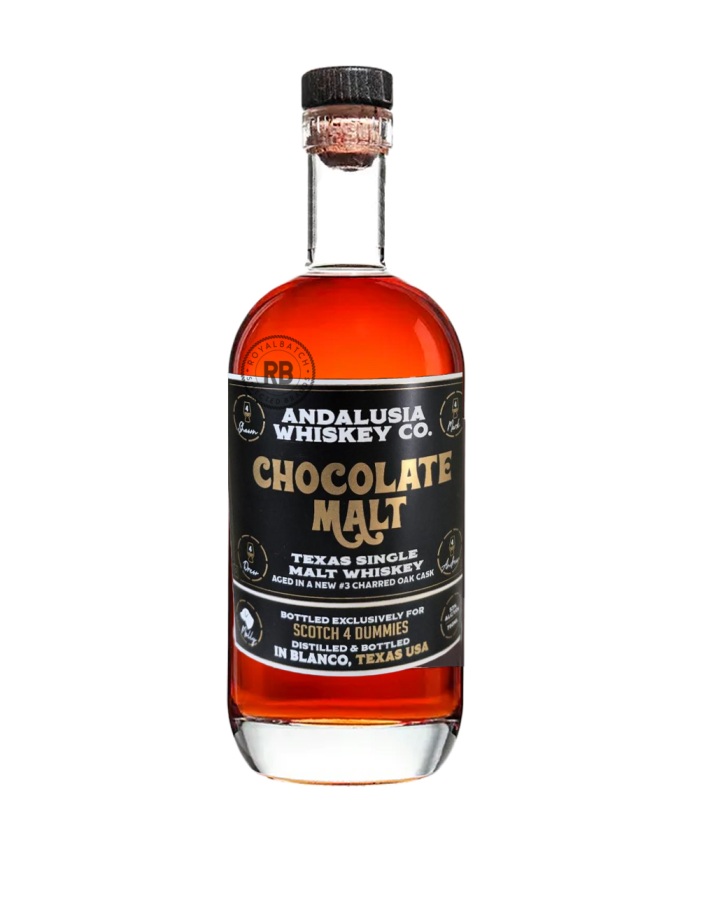 Andalusia Whiskey Co. Chocolate Malt Texas Single Malt Whiskey