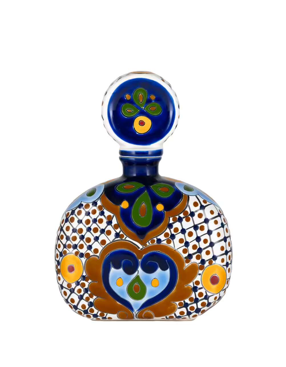 Azulejos Talavera Anejo (Brown / Blue) Tequila