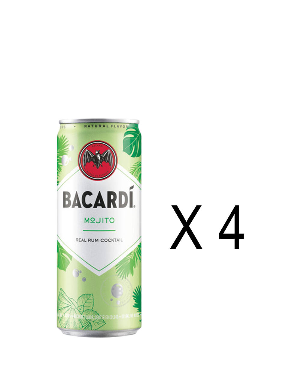 Bacardi Mojito Rum Cocktail (4 Pack) x 355ml