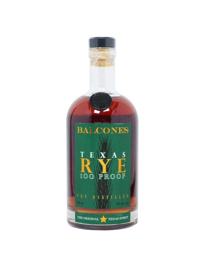 Balcones Texas Rye 100 Proof Whiskey