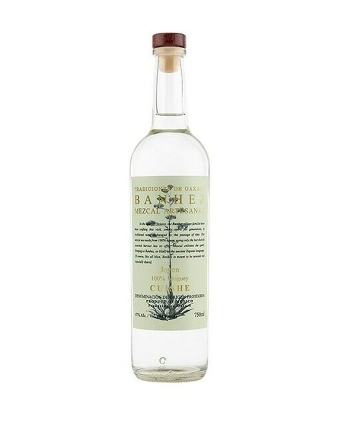 Banhez Mezcal Artesanal CUISHE Joven 94 Proof Mezcal