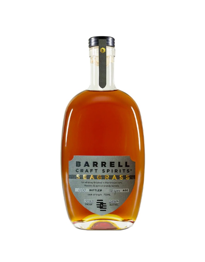 Barrell Craft Spirits Seagrass Rye Cask Strength Limited and Rare Release Gray Label 16 year Whisky