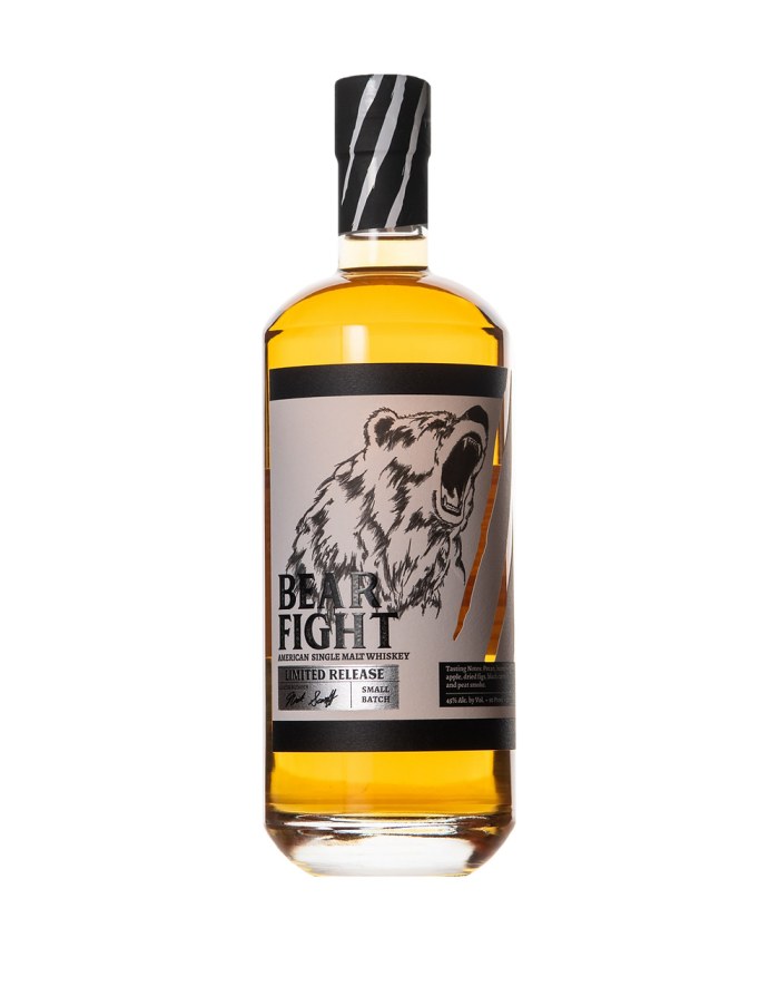 Bear Fight American Single Malt Limited Release Small Batch Whiskey