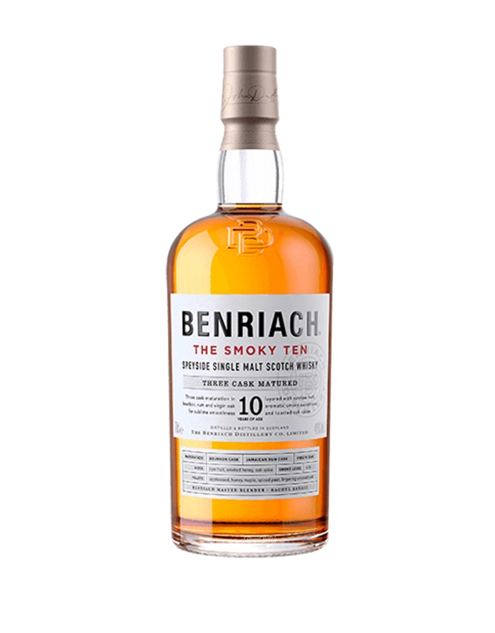 Benriach The Smoky Ten Three Cask Matured 10 years Speyside Single Malt Scotch Whisky