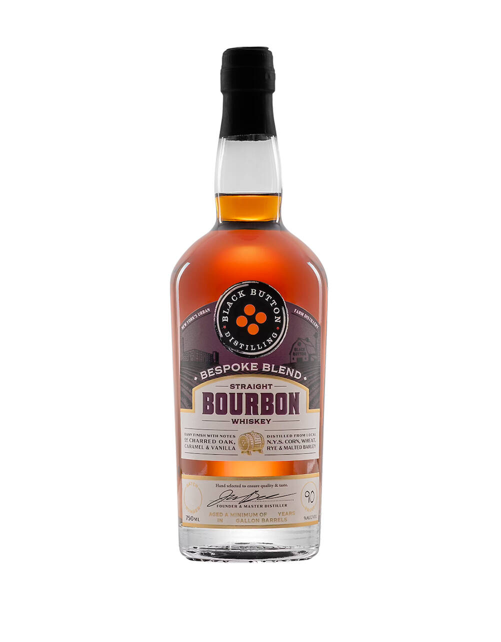 Black Button Bespoke Blend 4 Year Batch 4 Straight Bourbon Whiskey