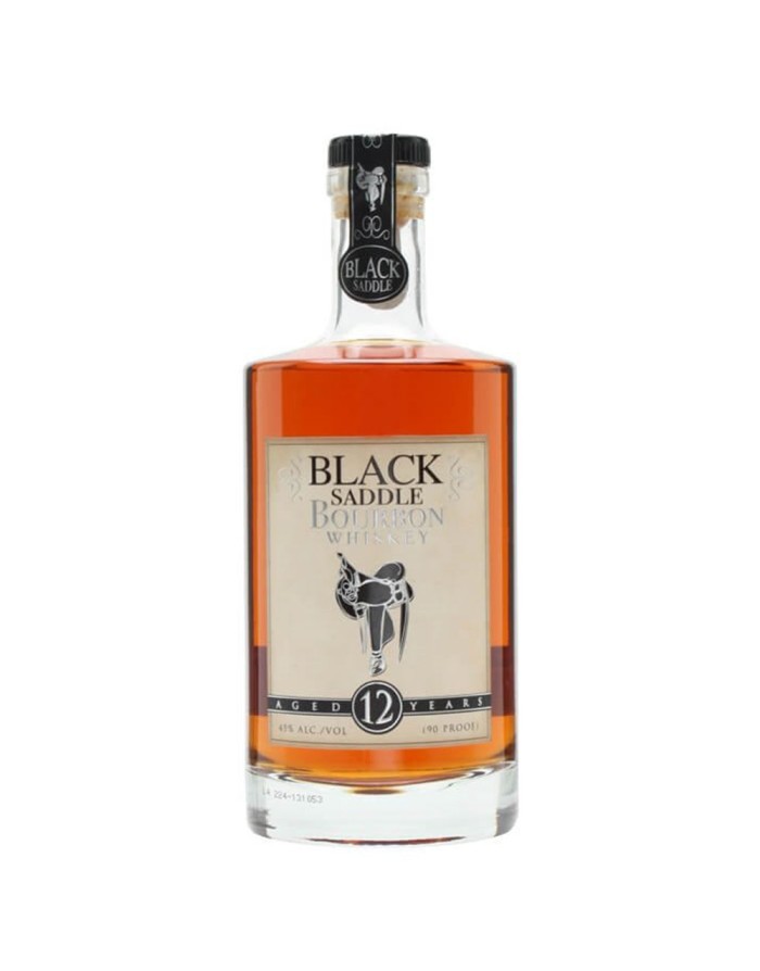 Black Saddle 12 Year Old Straight Bourbon Whiskey