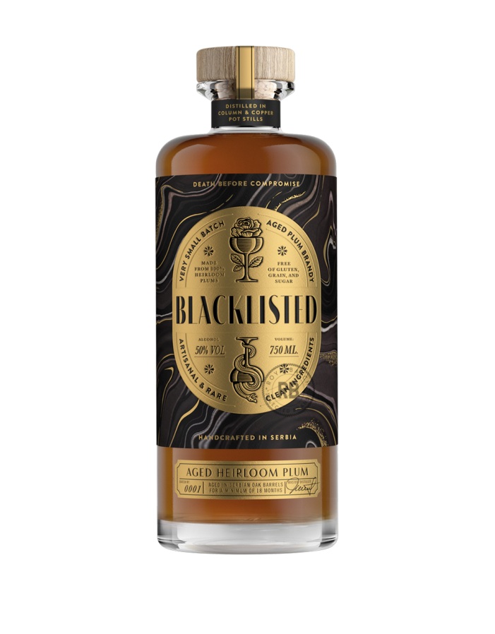 Blacklisted Aged 100% Plum Brandy