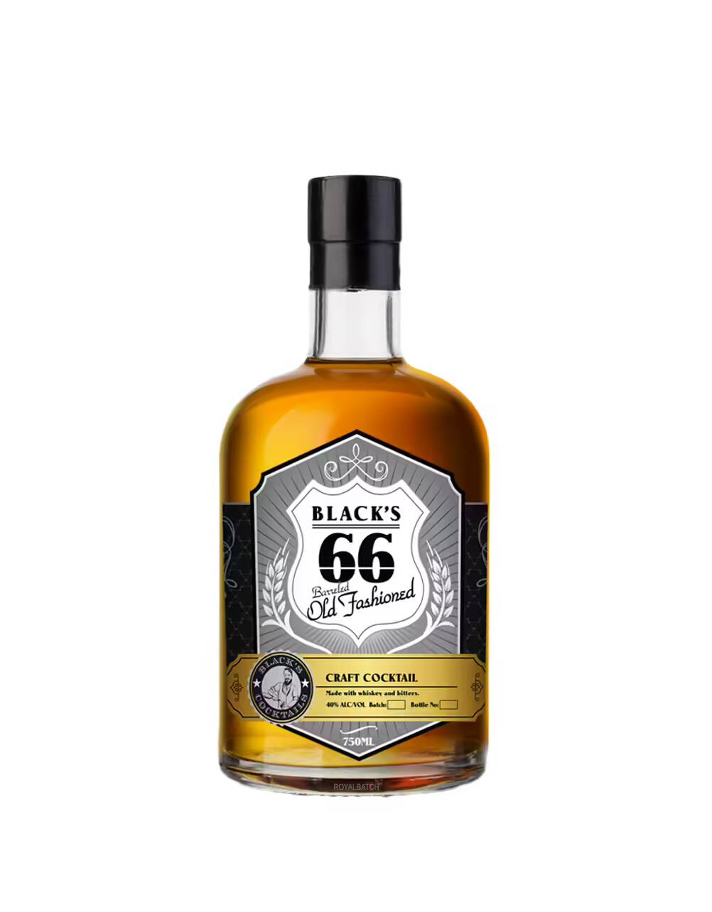 Blacks 66 Barreled Old Fashioned Craft Cocktail