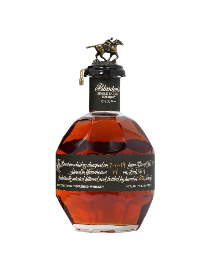 Blanton's Single Barrel Black Japanese Bourbon