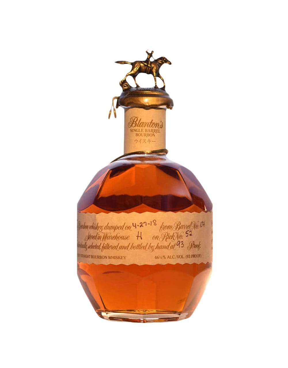 Blanton'S Single Barrel Red Japanese