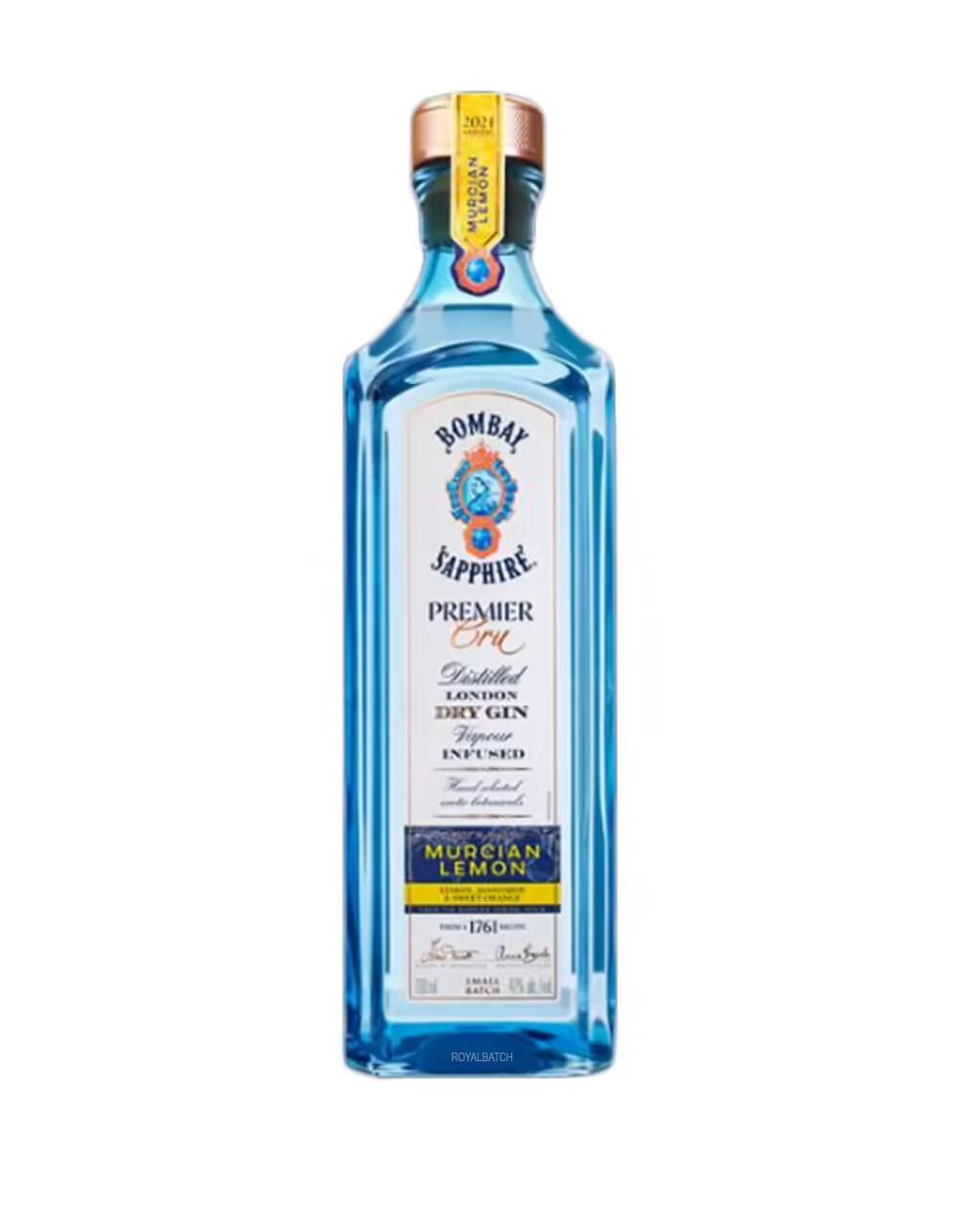 Bombay Sapphire Premier Cru Murcian Lemon Distilled London Dry Gin