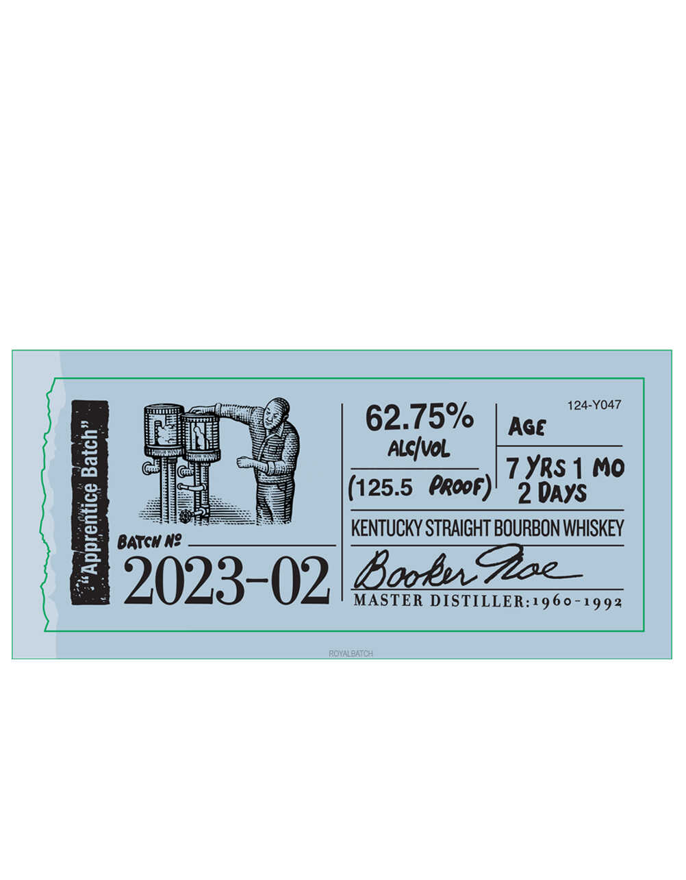 Bookers Apprentice Batch 2023-02 Straight Bourbon Whiskey