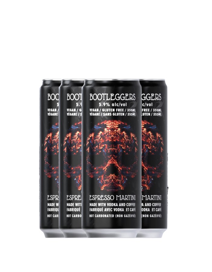 Bootleggers Espresso Martini Canned Cocktails 4 Pack x 355ml