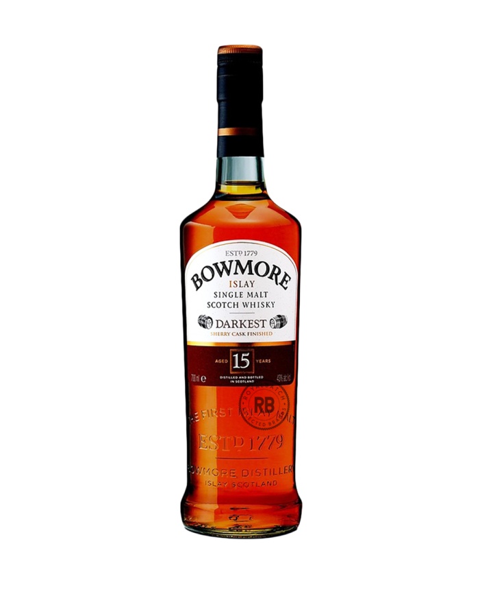 Bowmore 15 Year Old 'Darkest' Sherry Oak Cask Finish Single Malt Scotch Whisky