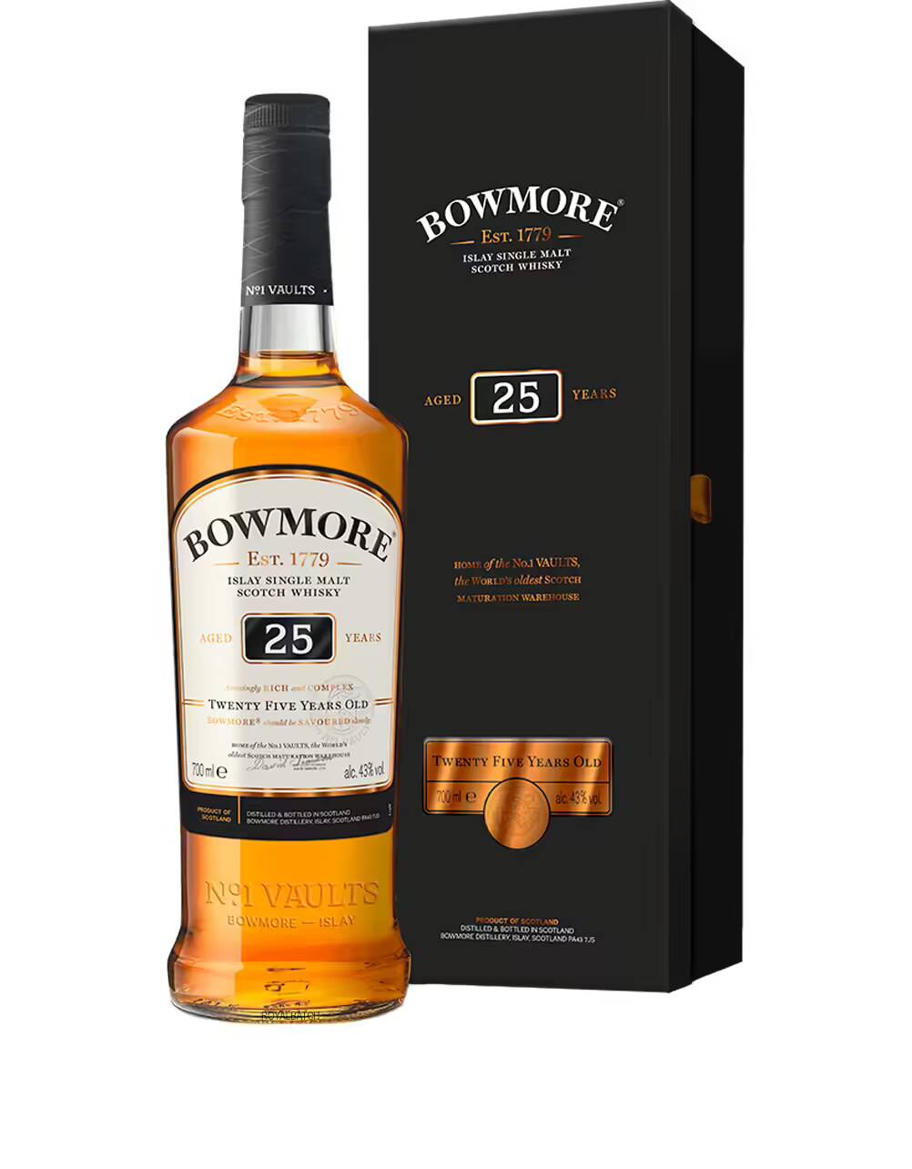 Bowmore 25 Year Old Single Malt Scotch Whisky