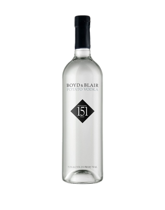 Boyd and Blair Professional Proof 151 Potato Vodka