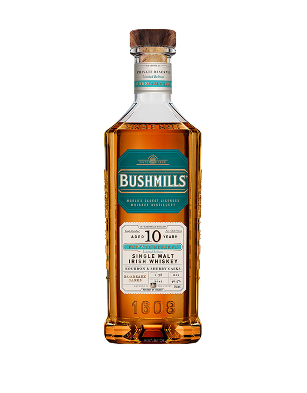 Bushmills Private Reserve Bordeaux Casks 10 Year Old Irish Whiskey