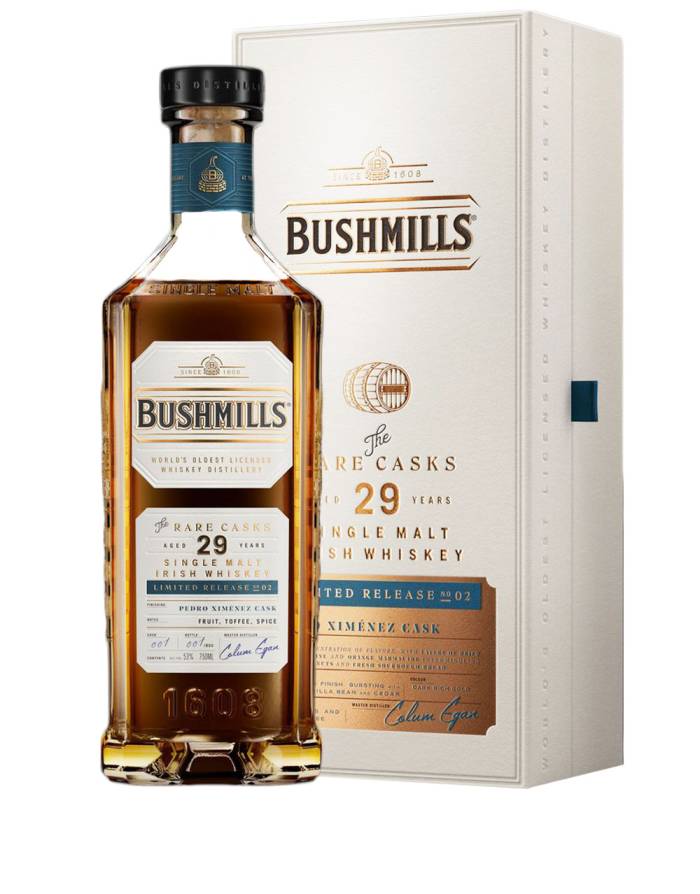 Bushmills The Rare Casks No.2 Pedro Ximenez Cask 29 Year Old Irish Whisky