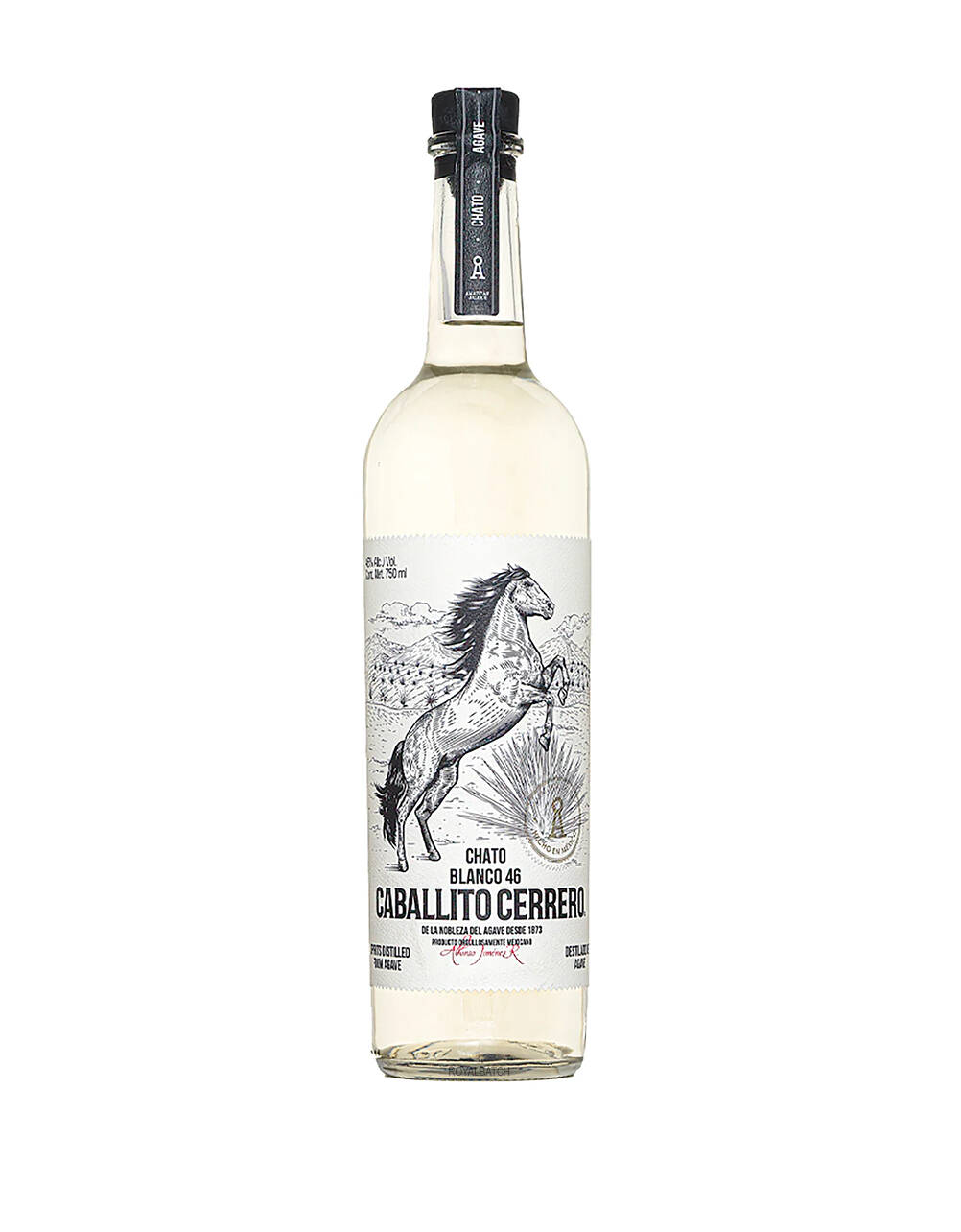 Caballito Cerrero Chato Blanco 46 Tequila