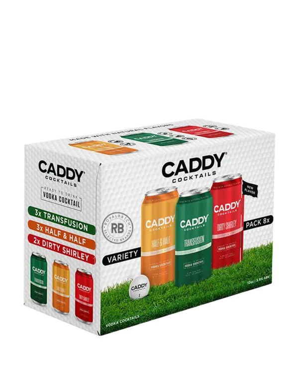 Caddy Cocktails Variety 8 Pack '3 Flavors' x 355ml