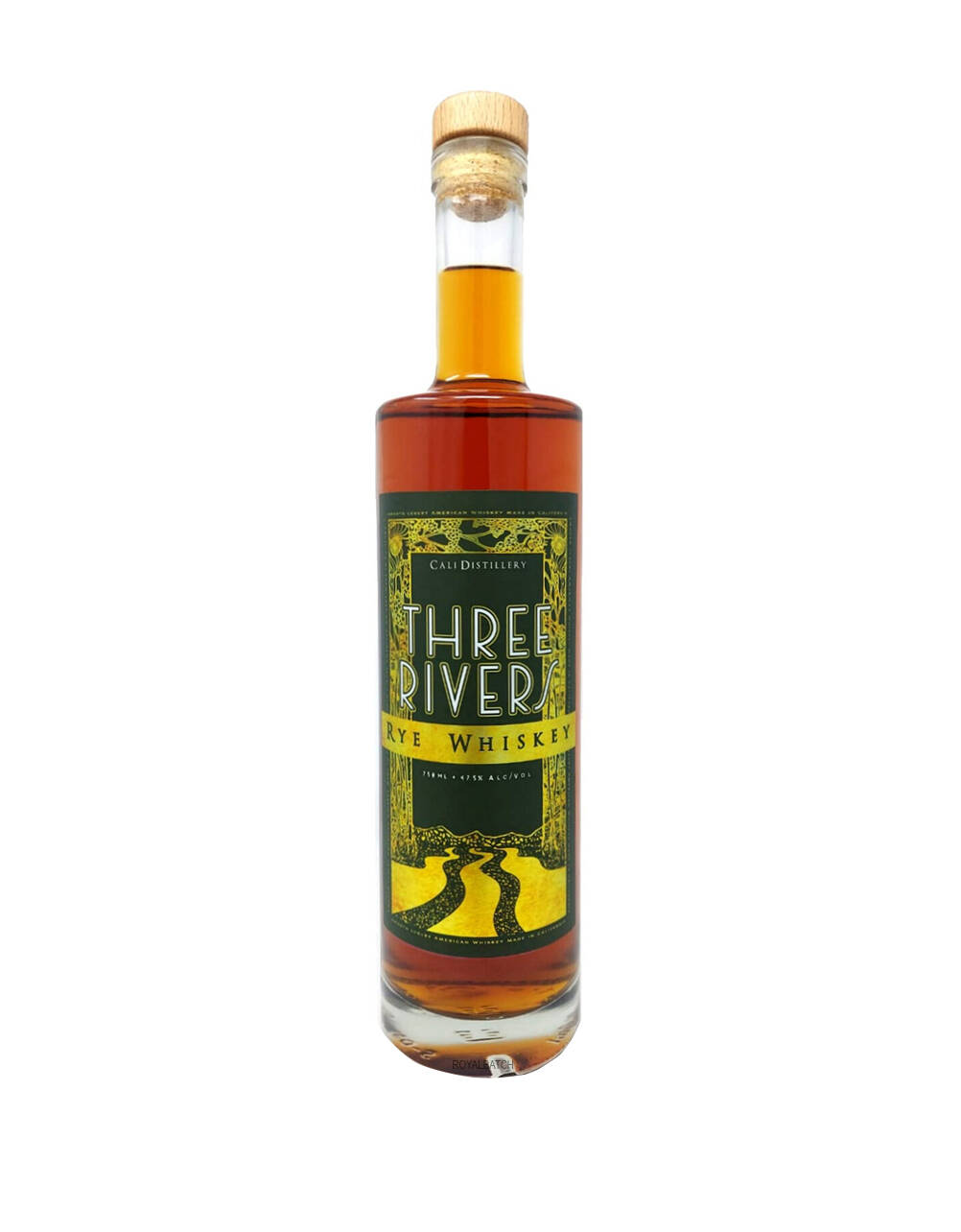 Cali Distillery Three Rivers Rye Whiskey