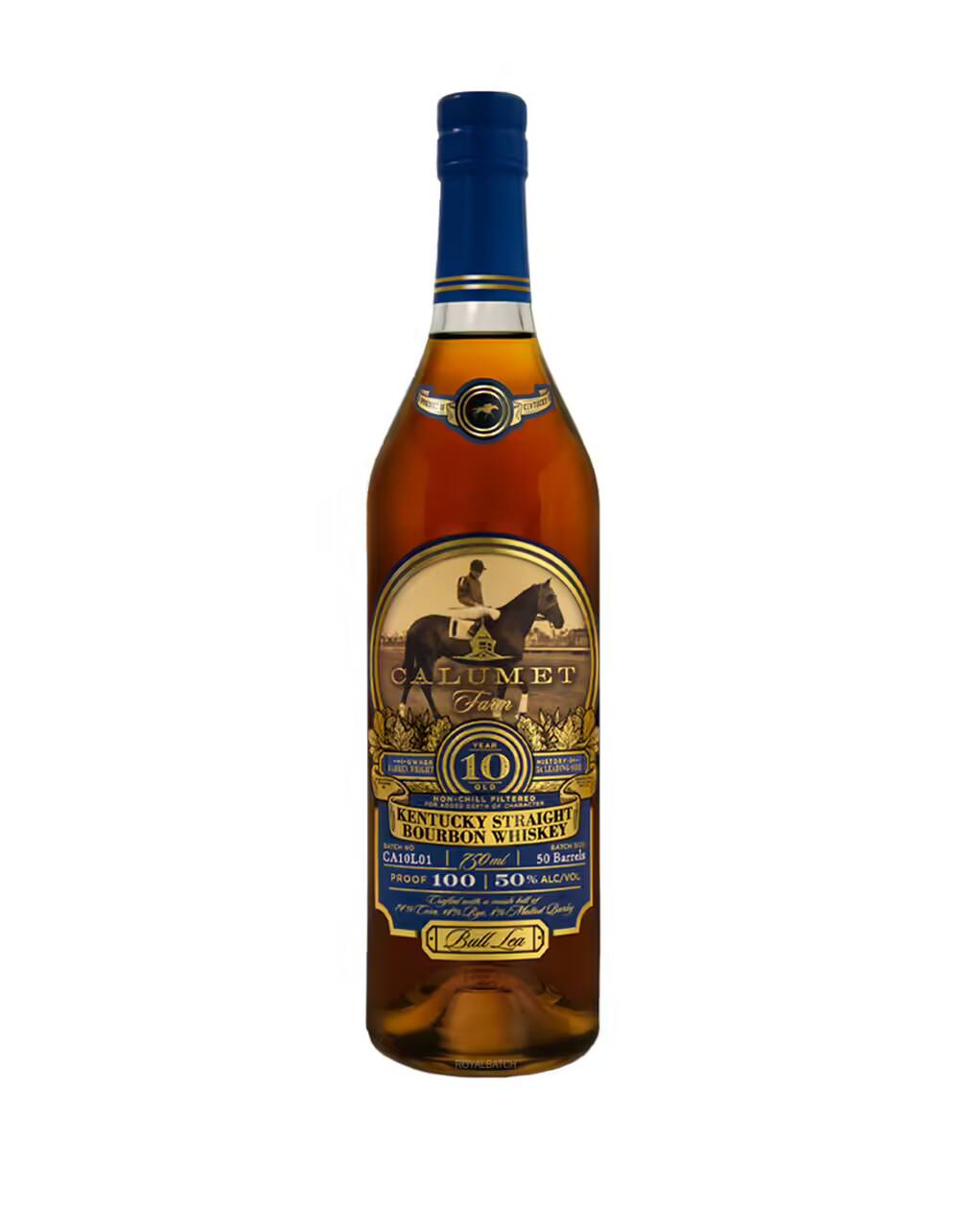 Calumet Farm 10 Year Old Single Rack Black Bourbon Whiskey