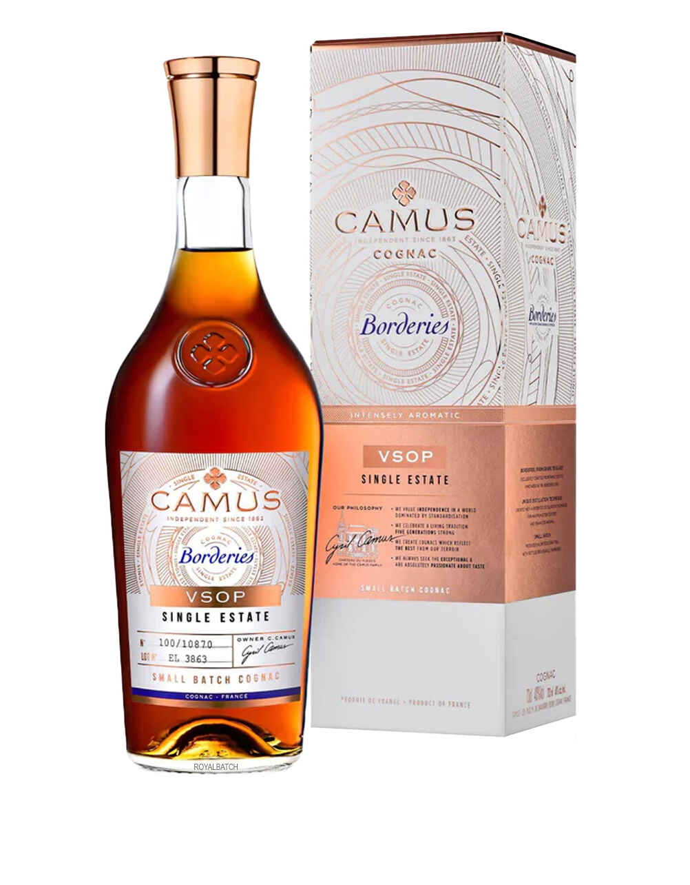 Camus VSOP Single State Borderies Small Batch Cognac