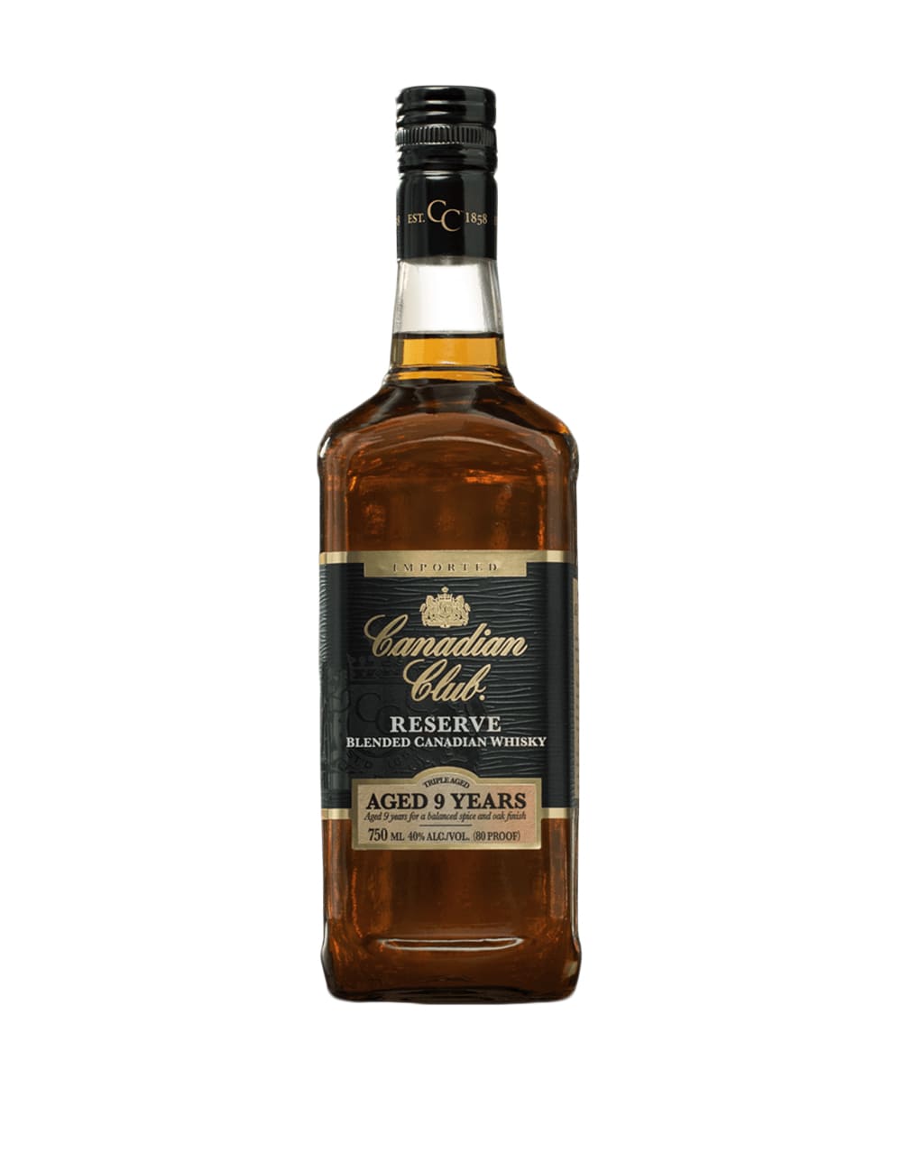Canadian Club 9 Year Old Reserve Canadian Whisky