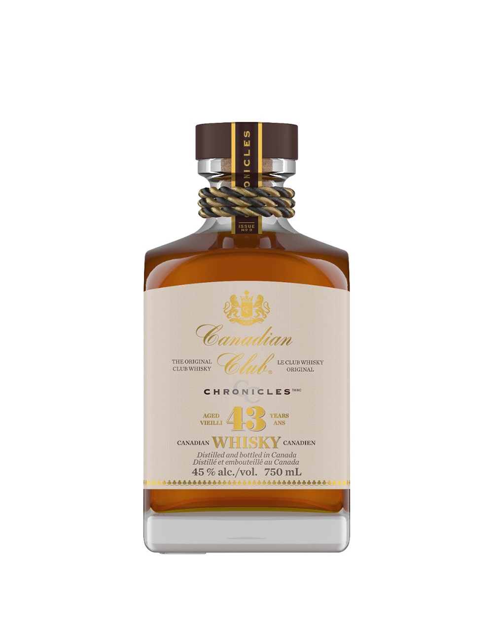 Canadian Club Chronicles 43 year old No. 3  Limited Release Canadian Whisky