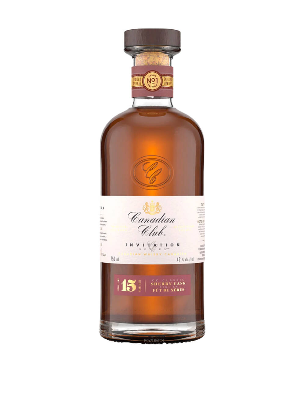 Canadian Club Invitation Sherry Cask 15 year Old Canadian Whisky