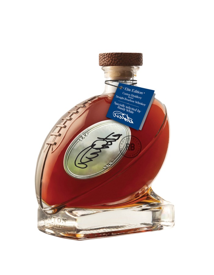 Canton Distillery Straight Bourbon Whiskey Elite Edition Hand-Signed by Randy White