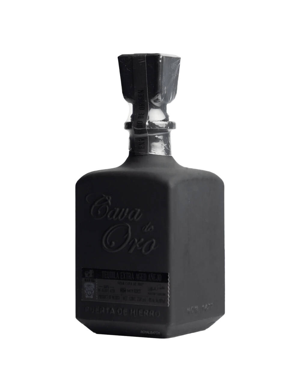 Cava De Oro Extra Aged Anejo Black Tequila