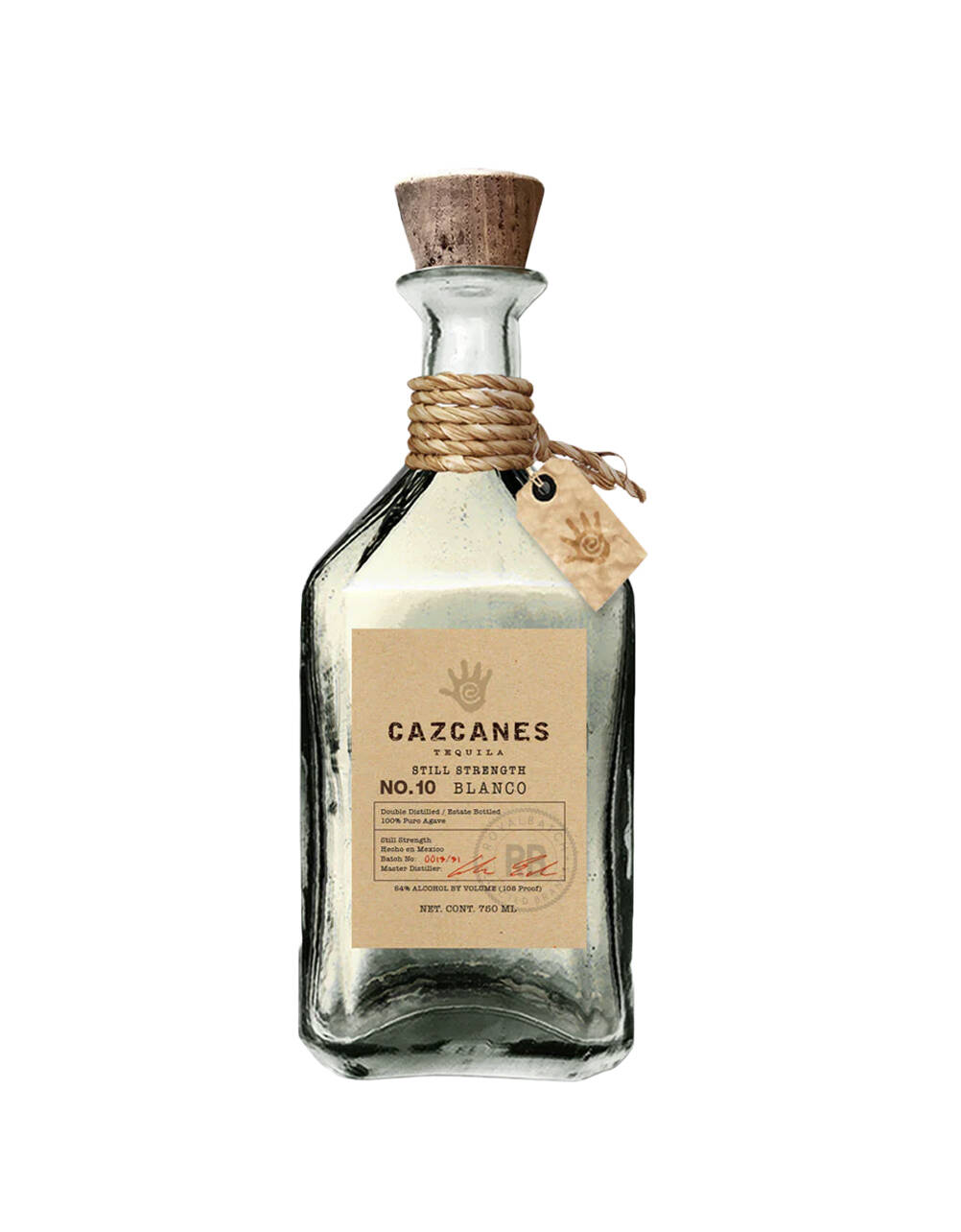 Cazcanes No. 10 Still Strength Blanco Tequila