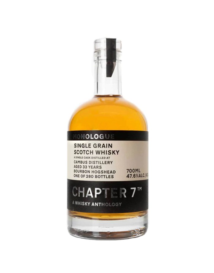 Chapter 7 Monologue 33 Year Old Cambus 1988 Single Grain Scotch Whisky