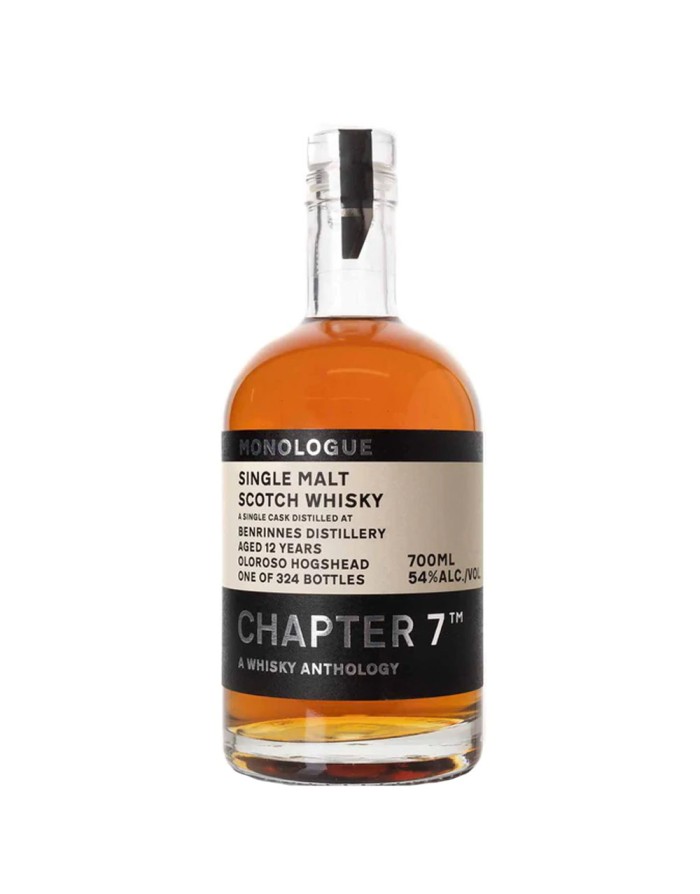 Chapter 7 Monologue Single Malt Benrinnes Distillery 12 year Whiskey