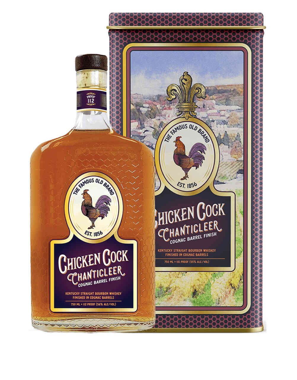 Chicken Cock Chanticleer Cognac Barrel Finish Bourbon Whiskey