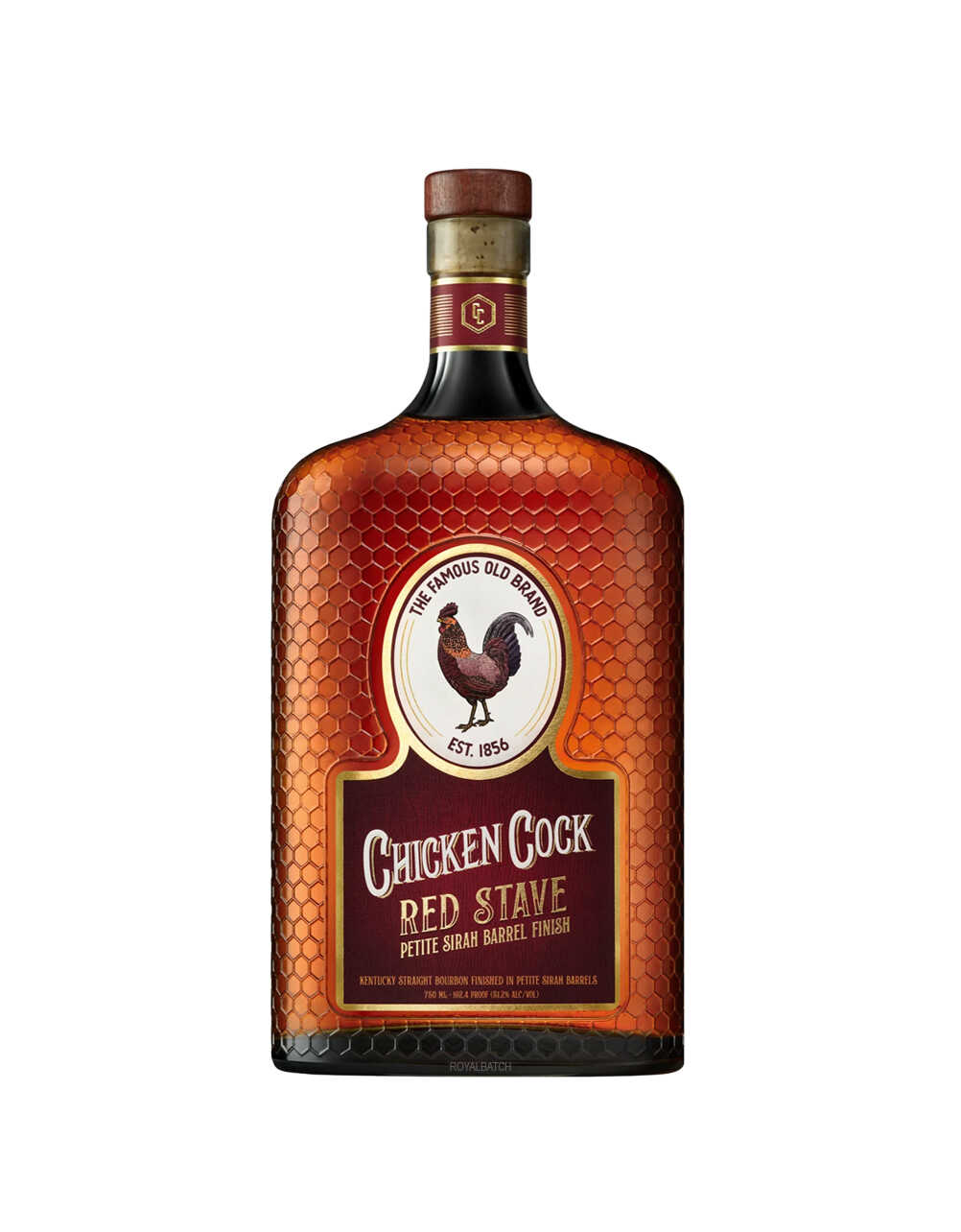 Chicken Cock Red Stave Petite Sirah Barrel Finish Bourbon Whiskey