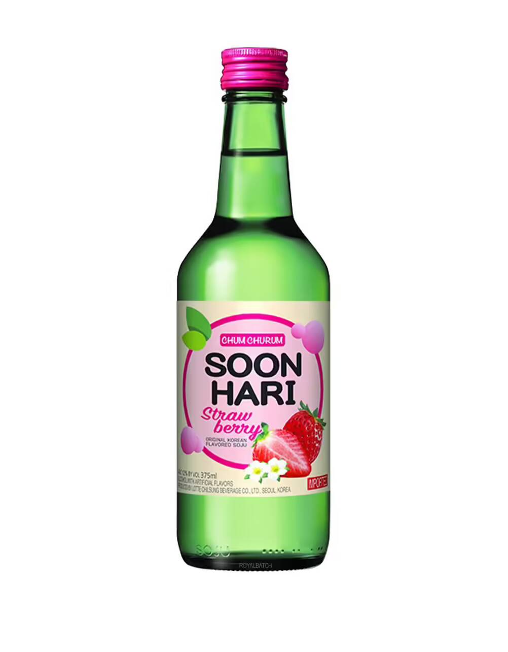 Chum Churum Soon Hari Strawberry Soju 375ml