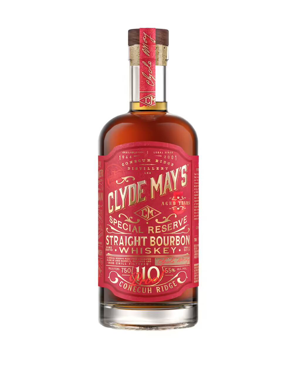 Clyde Mays Special Reserve 6 Year Old 110 Proof Straight Bourbon Whiskey