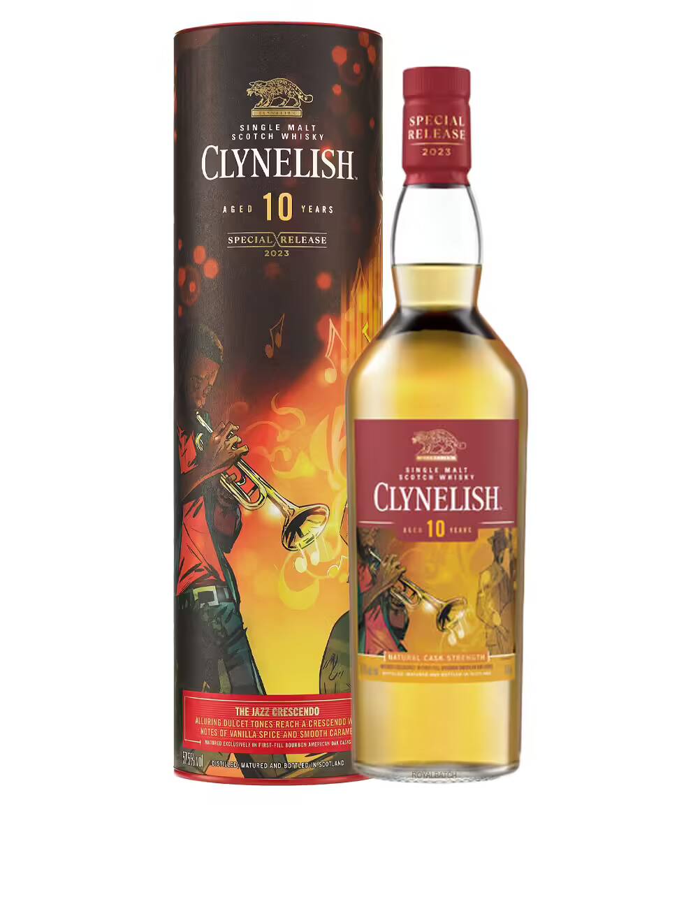 Clynelish 10-Year Jazz Crescendo Single Malt Scotch Whisky Special Release 2023