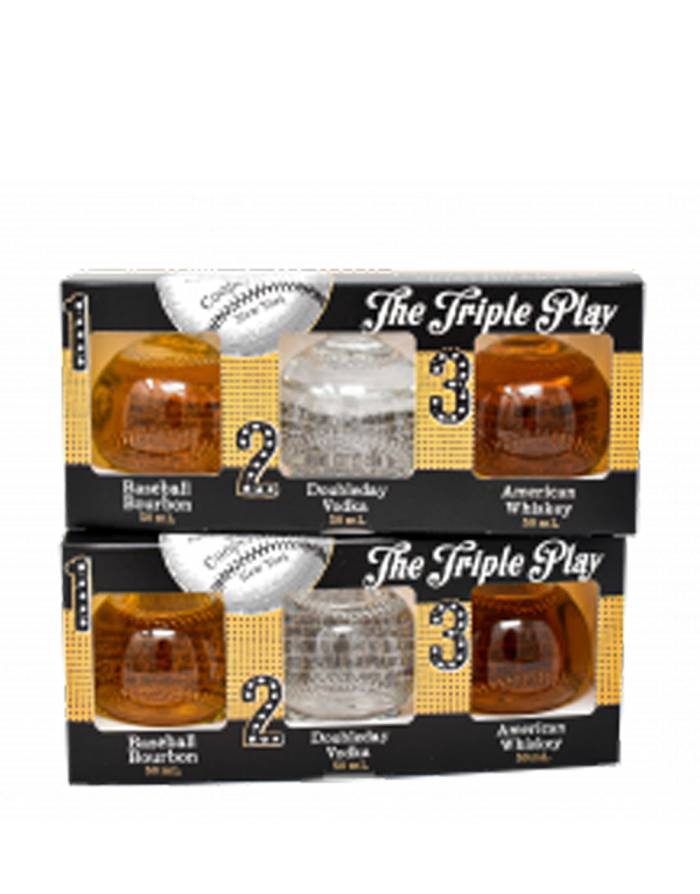 COOPERSTOWN DISTILLERY - The Triple Play Mini (Two Pack) 6x50ml