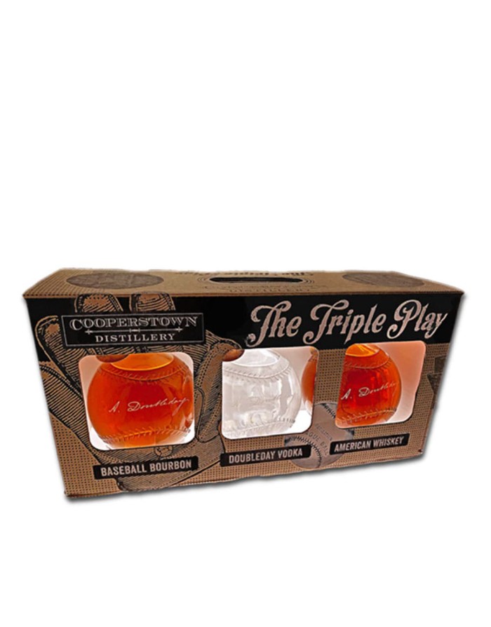 Cooperstown Distillery Triple Play Box Set