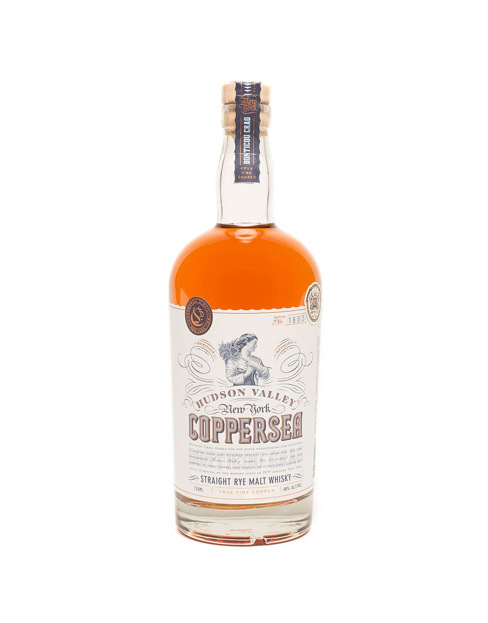 Coppersea Bonticou Crag Straight Rye Malt Whisky