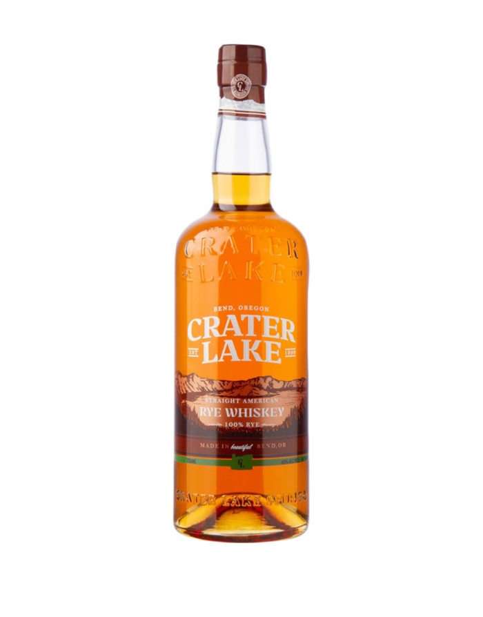 Crater Lake Straight American  Rye Whiskey 80 Proof Whisky