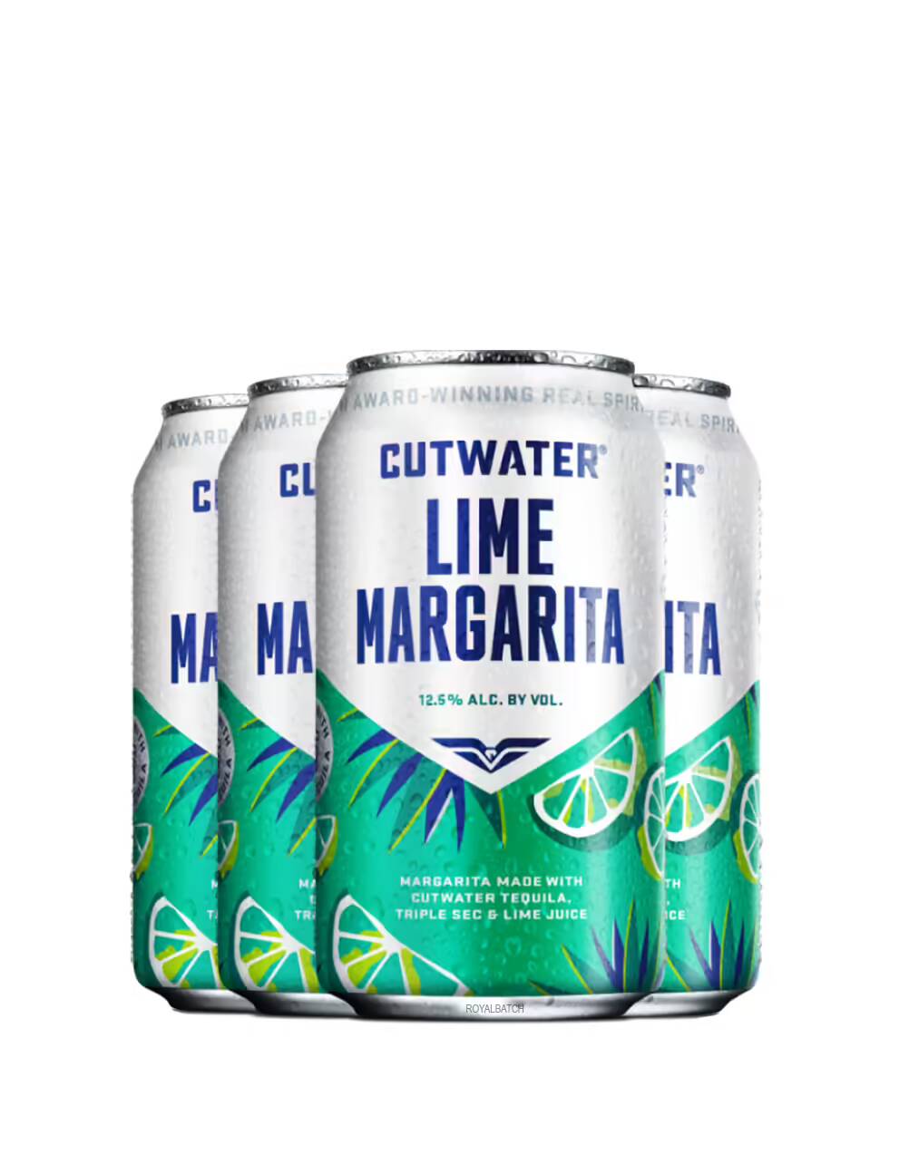 Cutwater Lime Tequila Margarita Canned Cocktails (4 Pack) 355ml