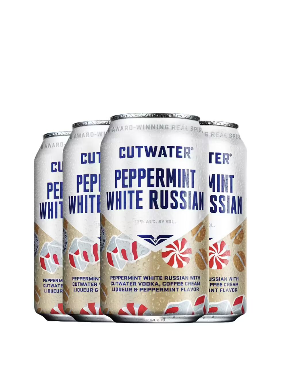 Cutwater Peppermint White Russian Canned Cocktails (4 Pack) 355ml