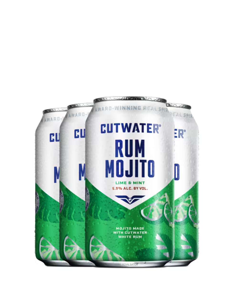 Cutwater Rum Mint Mojito Canned Cocktails (4 Pack) 355ml