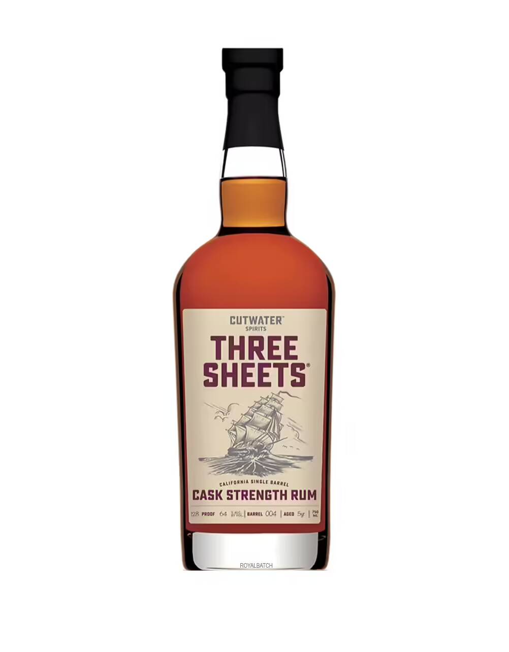 Cutwater Three Sheets Cask Strength Rum